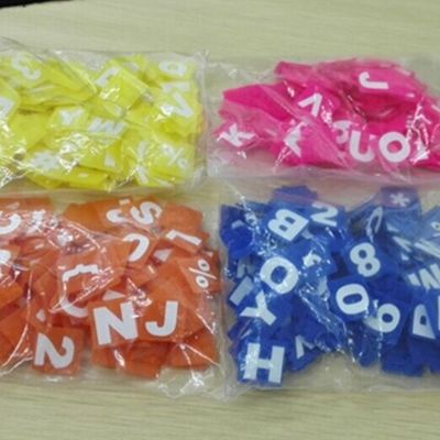 Customed Printing Alphabet Letters nylon hook