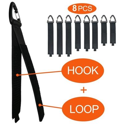 Heavy Duty Storage Straps with Triangular Buckle to Hang on Walls for Cables